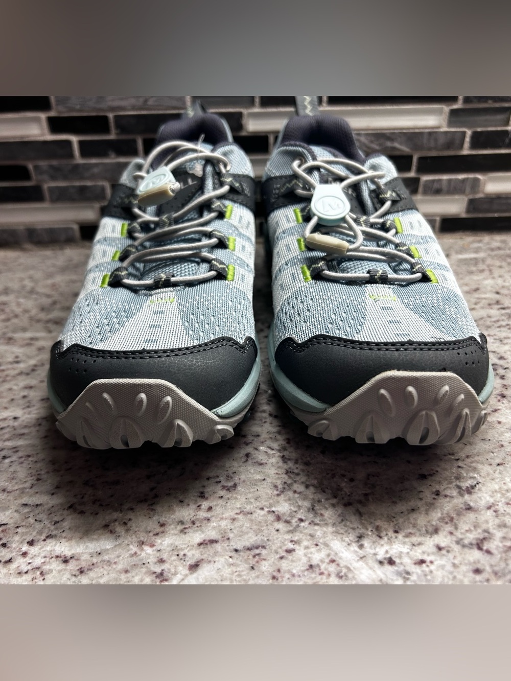 Merrell Women's Teal Blue Accentor 3 E mesh stretch Trail Sneakers size 8.5 NWOB - Picture 7 of 9